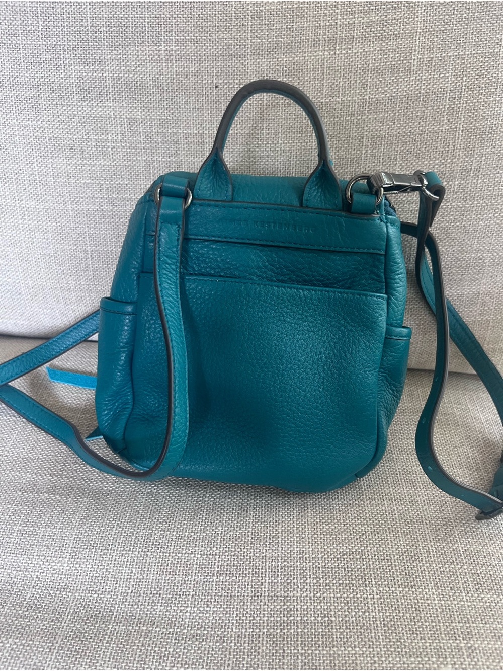 Aimee Kestenberg Rainforest Green Made to Fly Leather Crossbody - Picture 2 of 7